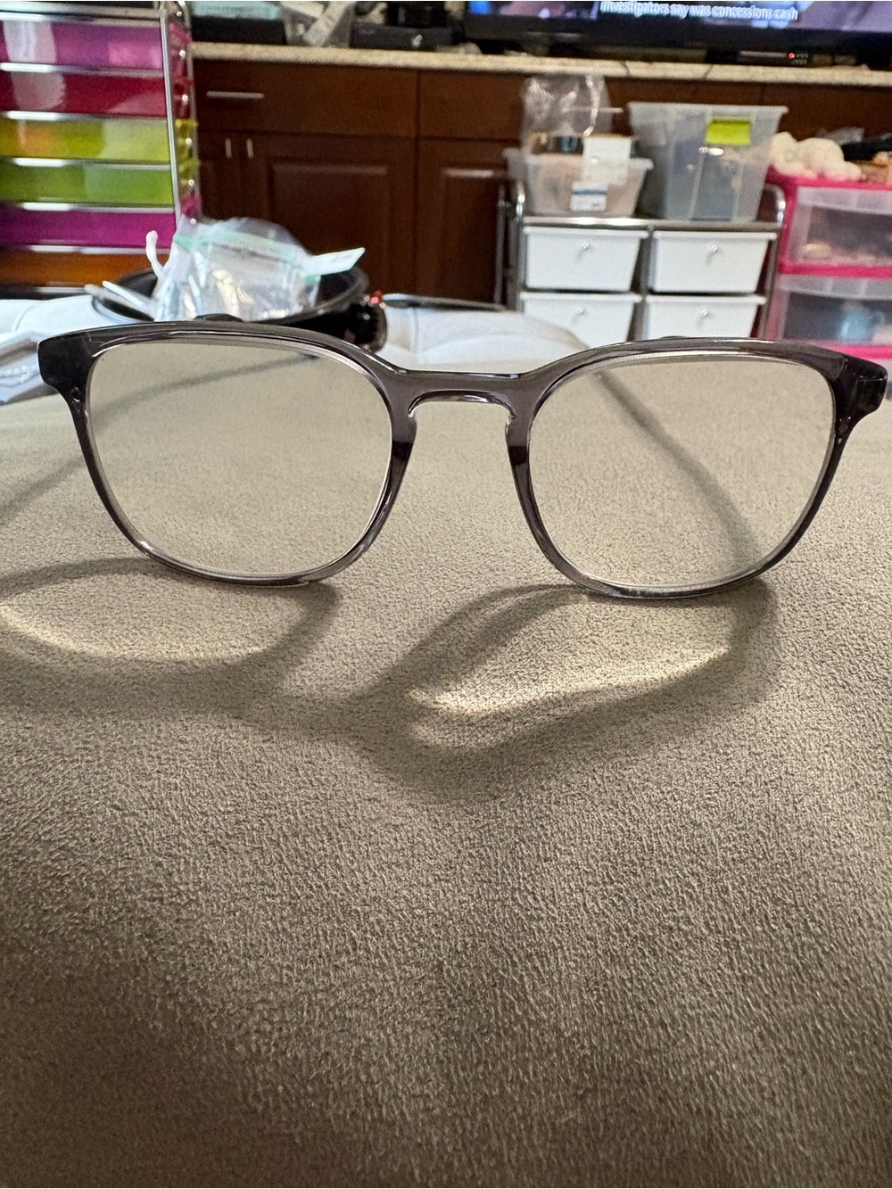 Nike Eyeglasses Frames Only, NIKE 7171 027 51-20-145 Gray Translucent Lime Green